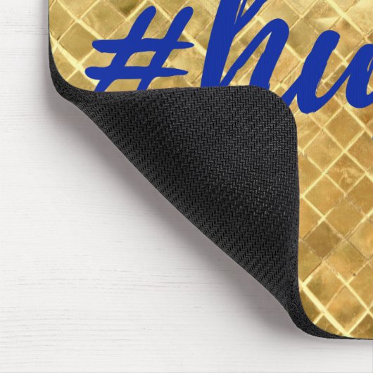 Hustle Gold Mousepad Muismat (Hoek)