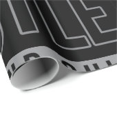 Hustle Grind en Shine Motivatie Quote Cadeaupapier (Rol Hoek)