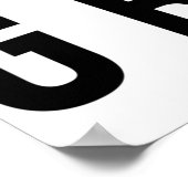 Hustle Grind en Shine Motivatie Quote Poster (Hoek)