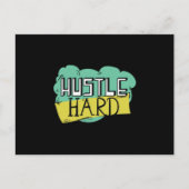 Hustle hard briefkaart (Voorkant)
