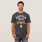 Hustle Hard Foosball T-shirt (Voorkant volledig)