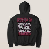 HUSTLE HARD HOODIE (Laag Achter)