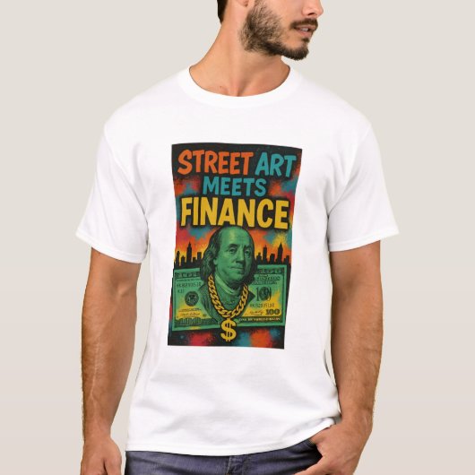 Hustle Hard: Straatgeld Vibes T-shirt (Voorkant)