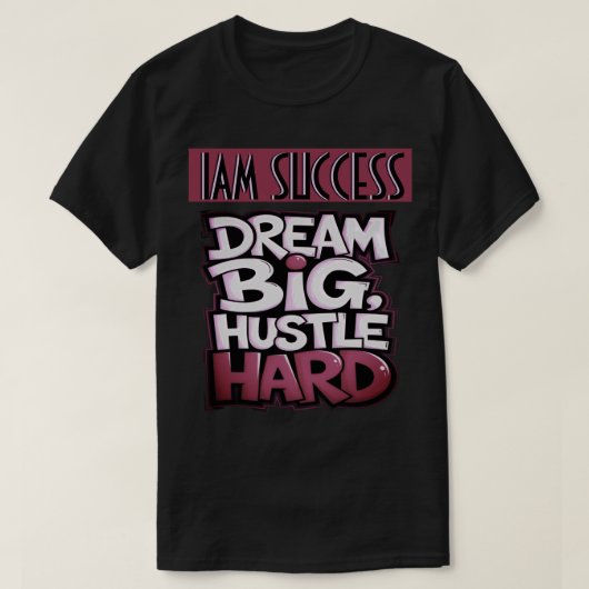 HUSTLE HARD T-SHIRT (Design voorkant)