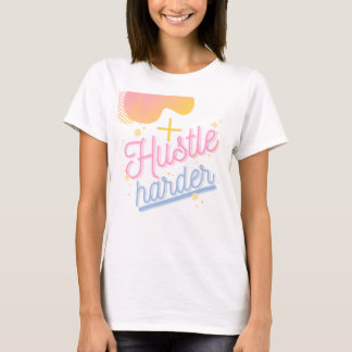Hustle harder korte mouwen  t-shirt