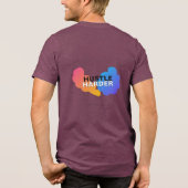 Hustle Harder Urban Splash Graffiti T-Shirt (Achterkant)