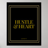 Hustle & Heart Poster (Voorkant)