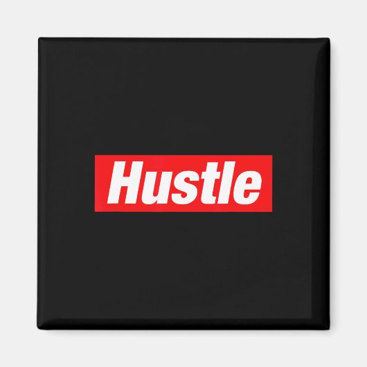 Hustle Hip Hop Rap Rapper Freestyle Break Dance BB Magneet (Voorkant)