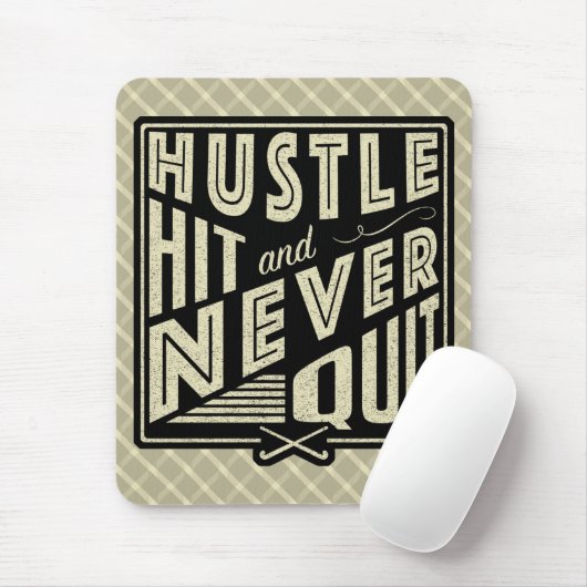 Hustle Hit en muis op veld blijven achtervolgen Muismat (Met muis)