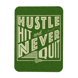 Hustle Hit en Nooit Lacrosse stoppen Magneet