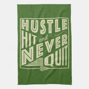 Hustle Hit en Nooit Lacrosse stoppen Theedoek