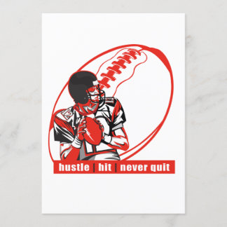 Hustle | Hit | Nooit Football Player afsluiten - R Kaart