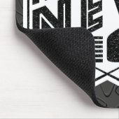 Hustle Hit & Nooit stoppen met Mousemat Muismat (Hoek)