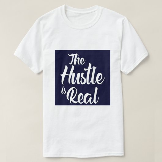 HUSTLE IS ECHT TSHIRT (Design voorkant)