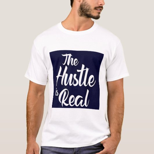 HUSTLE IS ECHT TSHIRT (Voorkant)