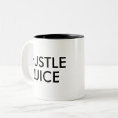 Hustle Juice | Funny Humor Joke Slogan Mok (Voorkant links)