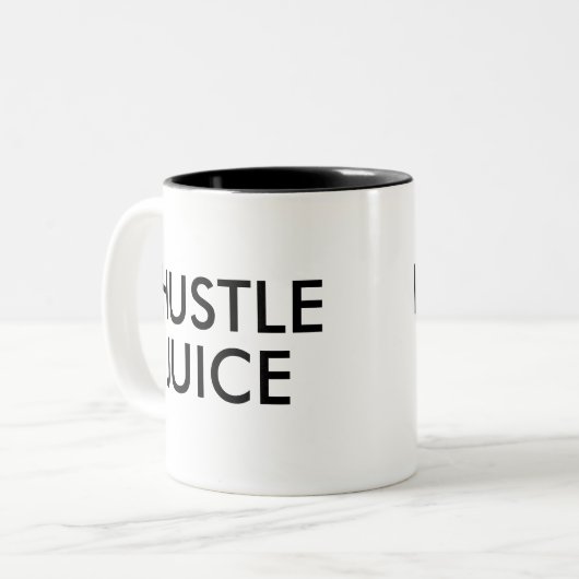 Hustle Juice | Funny Humor Joke Slogan Mok (Voorkant links)