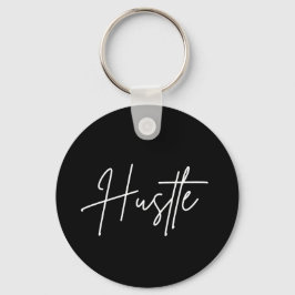 Hustle Keychain – Modern Minimal Design