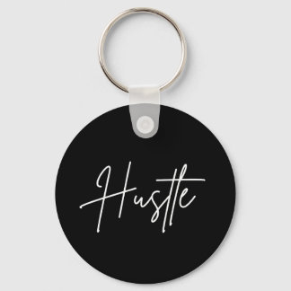 Hustle Keychain – Modern Minimal Design