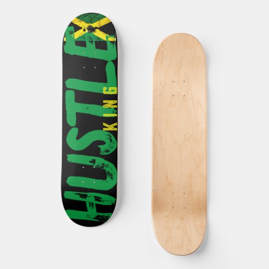 HUSTLE KING 8 1/4" Skateboard Deck (Voorkant)