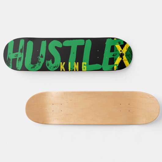 HUSTLE KING 8 1/4" Skateboard Deck (Horizontaal)