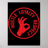 Hustle Loyalty Respect Poster (Voorkant)
