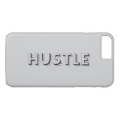 Hustle Modern Typografie Case-Mate iPhone Case (Achterkant (Horizontaal))