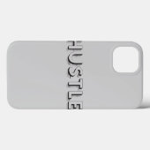 Hustle Modern Typografie Case-Mate iPhone Case (Achterkant (horizontaal))