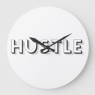 Hustle Modern Typografie Grote Klok