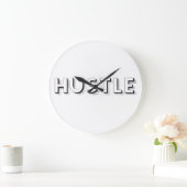 Hustle Modern Typografie Grote Klok (Huis)