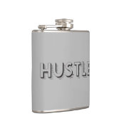 Hustle Modern Typografie Heupfles (Rechts)