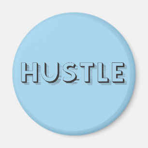 Hustle Modern Typografie Magneet