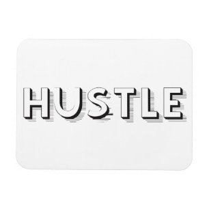 Hustle Modern Typografie Magneet