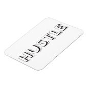 Hustle Modern Typografie Magneet (Linkerzijde)