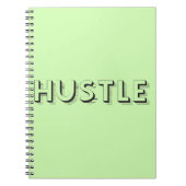 Hustle Modern Typografie Notitieboek (Voorkant)