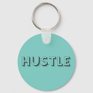 Hustle Modern Typografie Sleutelhanger