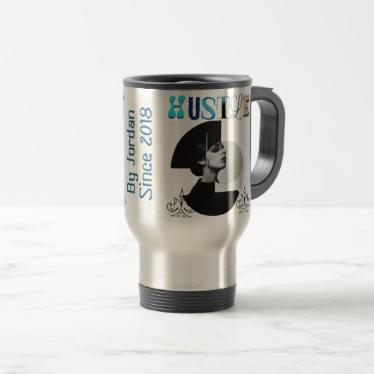 Hustle Mok - Morning Motivation Koffiekopje (Voorkant rechts)