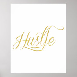 Hustle Motivatie Poster