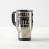 Hustle - Motivatie woorden Reisbeker (Voorkant links)