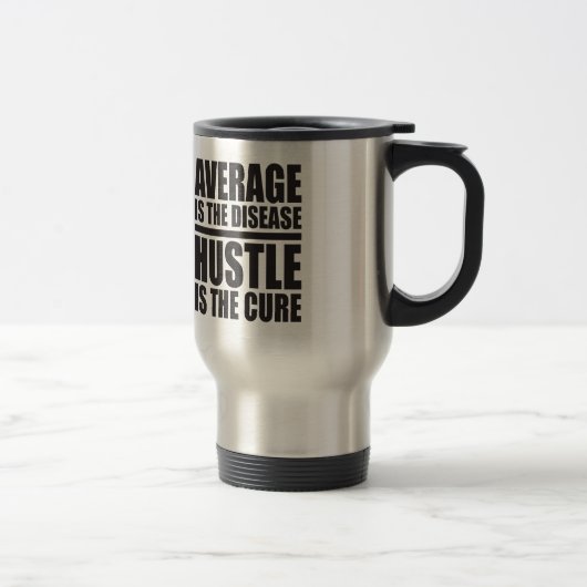 Hustle - Motivatie woorden Reisbeker (Rechts)