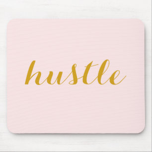 Hustle Mousepad Pink & Gold Muismat