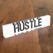 Hustle Naambordje (Zijkant)
