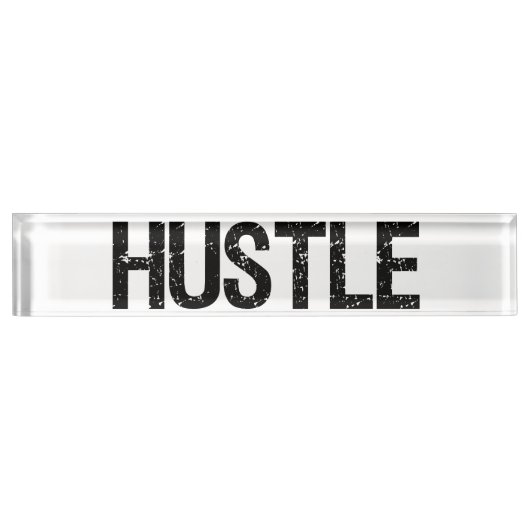 Hustle Naambordje (Voorkant)