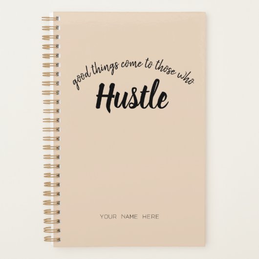 "Hustle" Planner (Voorkant)