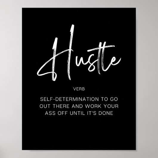 Hustle Poster (Voorkant)