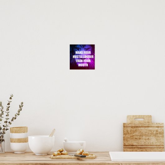 HUSTLE POSTER (Keuken)