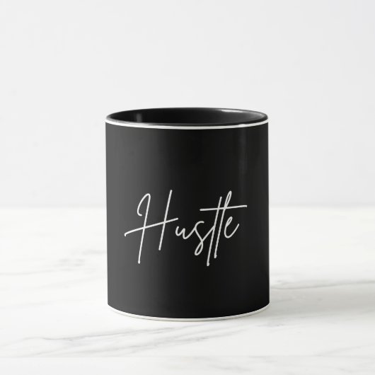 Hustle Quote Coffee Mug Mok (Midden)