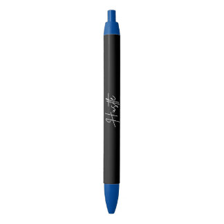 Hustle Quote Pen – Minimaal zwart en wit tekst