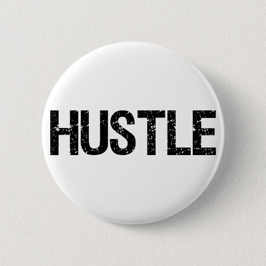 Hustle Ronde Button 5,7 Cm (Voorkant)