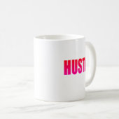HUSTLE - Roze Koffiemok (Voorkant rechts)